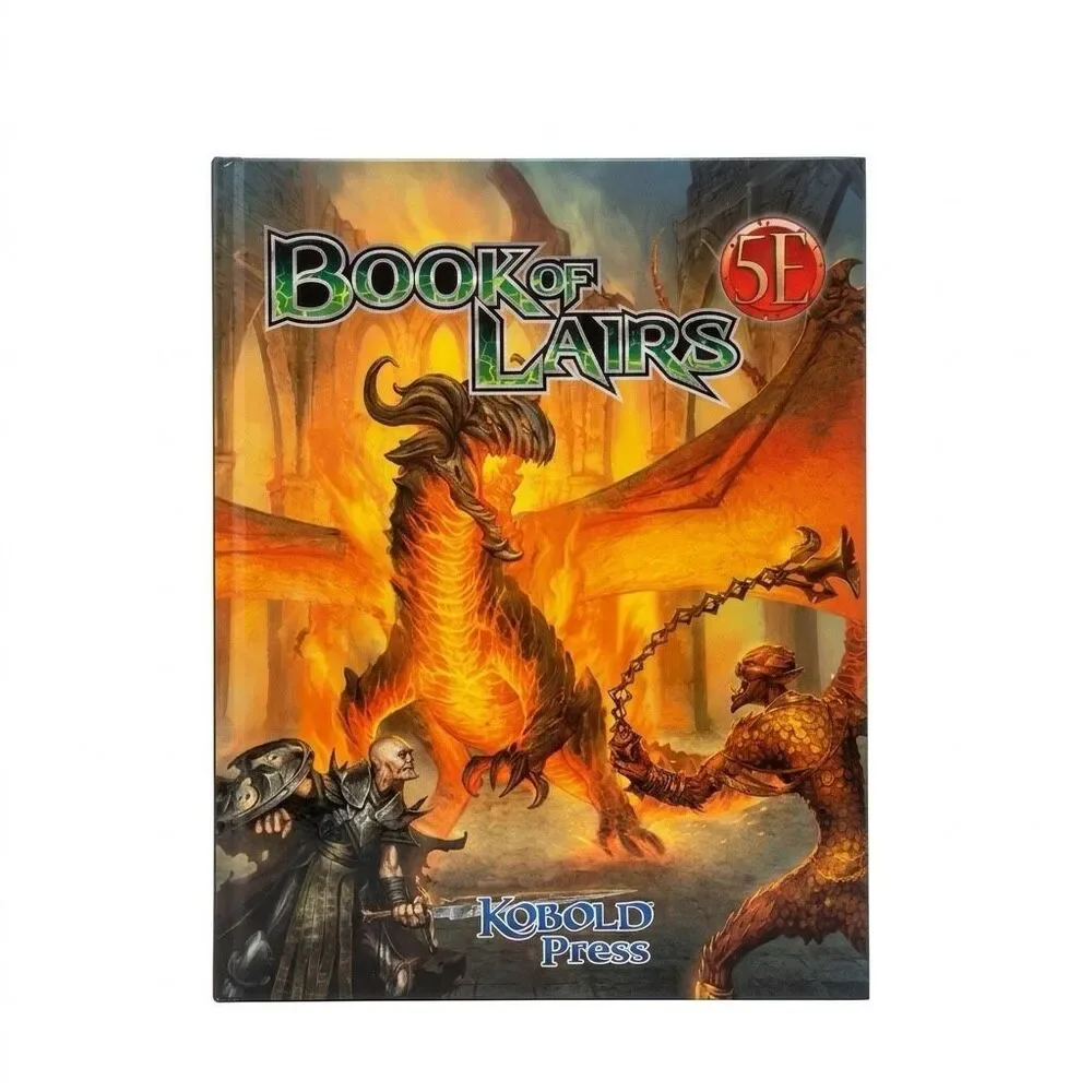 Kobold Press Book of Lairs 5E D&D TTRPG Adventures Fantasy
